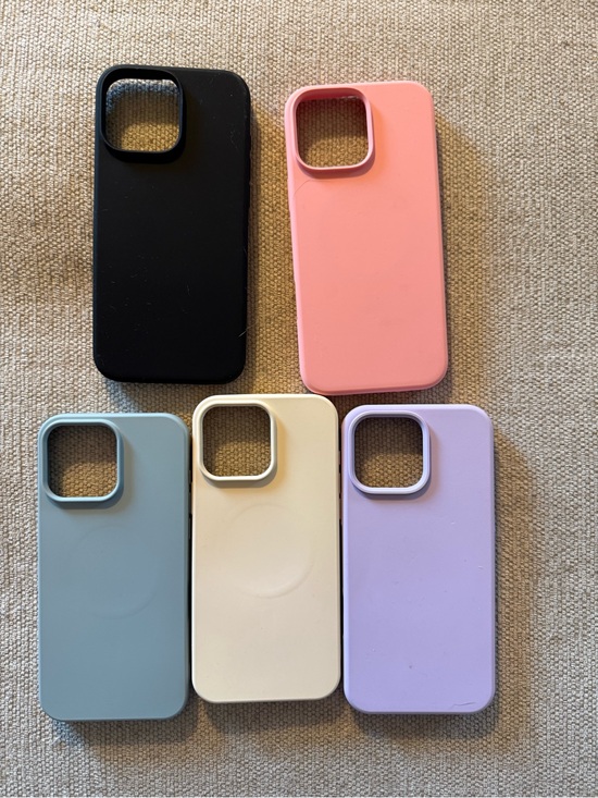Other - MagSafe iphone 16 pro max Phone Case - Black, Pink, Blue, Cream, Lavender